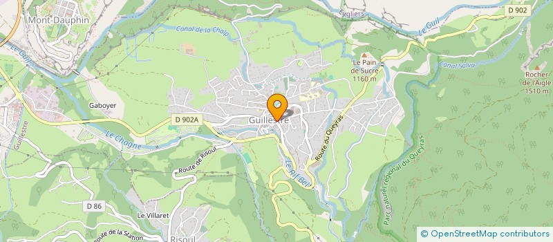 localisation de l'entreprise LES MOUTONS A 5 PATTES  GUILLESTRE