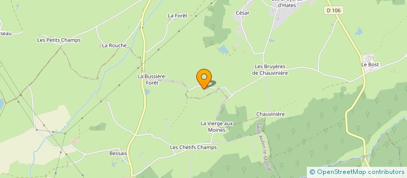 localisation de l'entreprise LES MOUTONS DU BOCAGE  BOURBON-L'ARCHAMBAULT