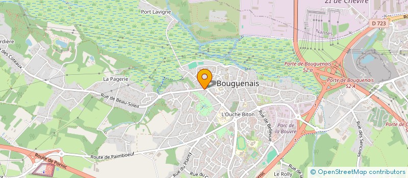 localisation de l'entreprise LES MOUZINS à BOUGUENAIS