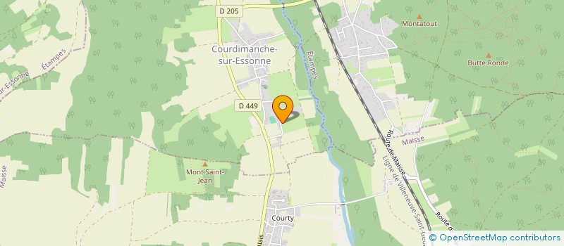localisation de l'entreprise LES MUIDS à COURDIMANCHE-SUR-ESSONNE
