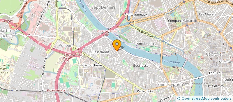 localisation de l'entreprise LES MUNITIONNETTES à TOULOUSE