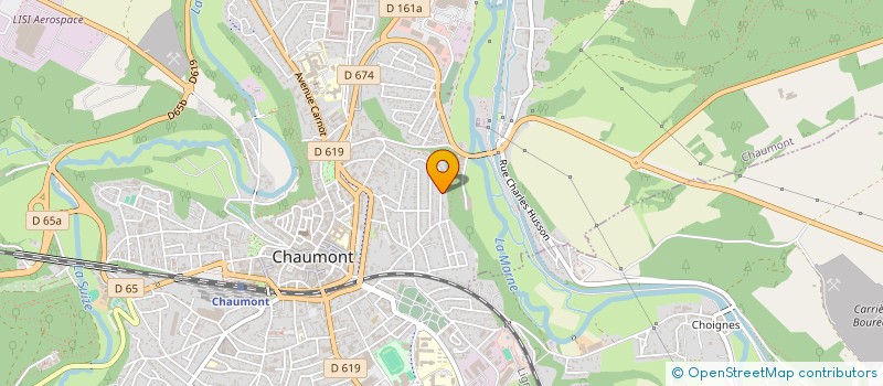 localisation de l'entreprise LES MUR'MURS à CHAUMONT