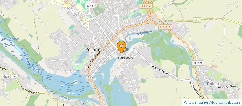 localisation de l'entreprise LES MURAILLES  DOINGT