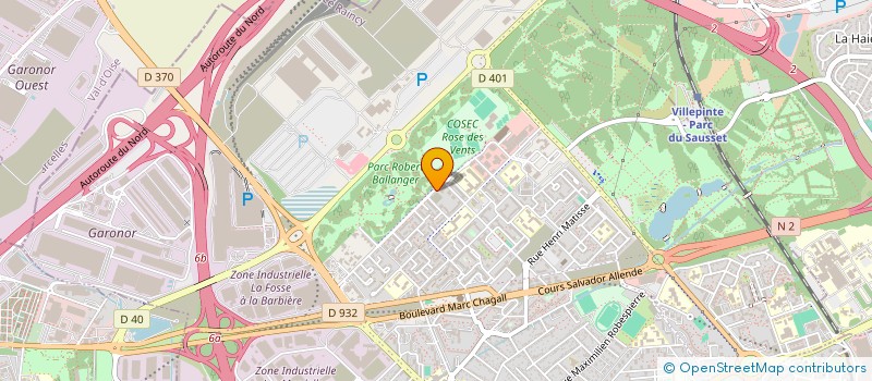 localisation de l'entreprise LES MURAILLES DU SAVOIR à AULNAY-SOUS-BOIS