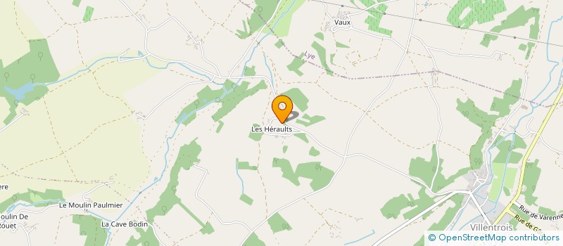 localisation de l'entreprise LES MURAULTS à VILLENTROIS-FAVEROLLES-EN-BERRY