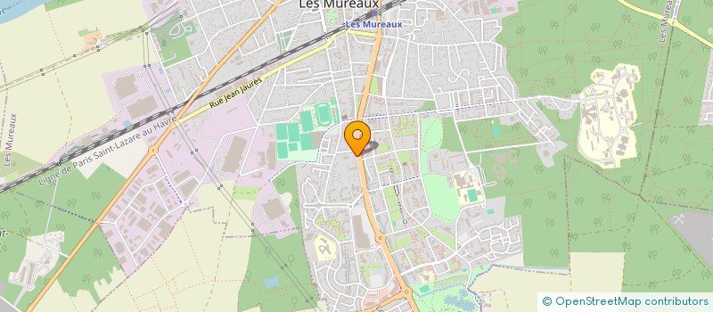 localisation de l'entreprise LES MUREAUX AUTOS SERVICES à LES MUREAUX