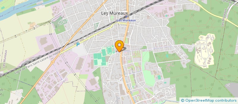 localisation de l'entreprise LES MUREAUX SPORT POLICE à LES MUREAUX