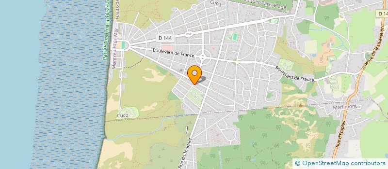 localisation de l'entreprise LES MURES  CUCQ