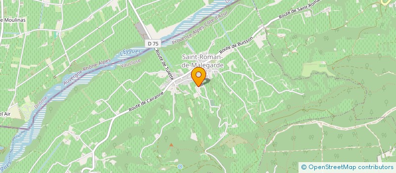 localisation de l'entreprise LES MURES DE PROPRIANO  SAINT-ROMAN-DE-MALEGARDE