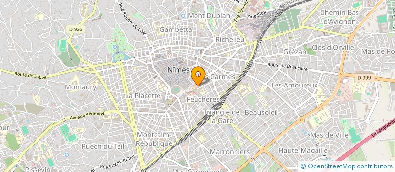 localisation de l'entreprise LES MURIERS  NIMES
