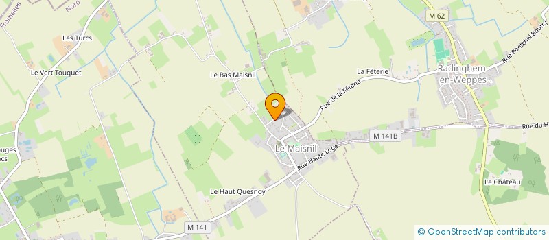 localisation de l'entreprise LES MURIERS à LE MAISNIL