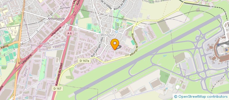 localisation de l'entreprise LES MURIERS à WISSOUS