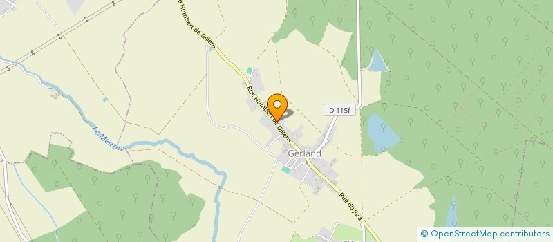 localisation de l'entreprise LES MURIERS  GERLAND