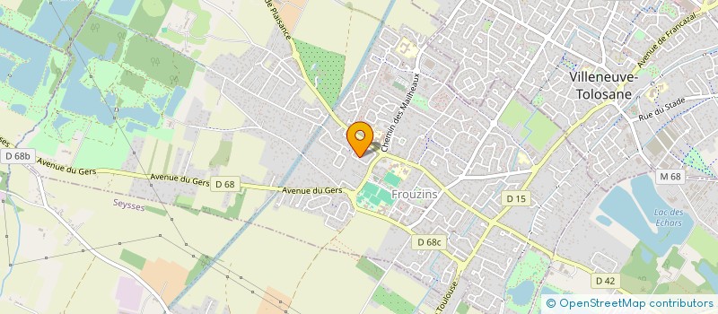 localisation de l'entreprise LES MURIERS à VILLENEUVE-TOLOSANE
