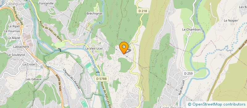 localisation de l'entreprise LES MURIERS  UCEL