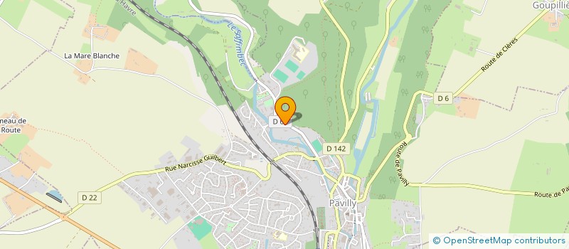 localisation de l'entreprise LES MURIERS  PAVILLY