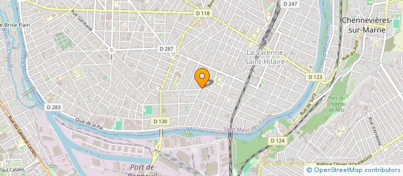 localisation de l'entreprise LES MURIERS à SAINT-MAUR-DES-FOSSES