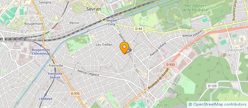 localisation de l'entreprise LES MURIERS à SEVRAN