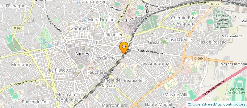 localisation de l'entreprise LES MURS DE LA MAISON  NIMES