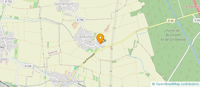 localisation de l'entreprise LES MURS DES THERMES  BILWISHEIM
