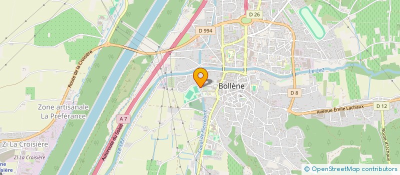 localisation de l'entreprise LES MURS DU PICCA  BOLLENE