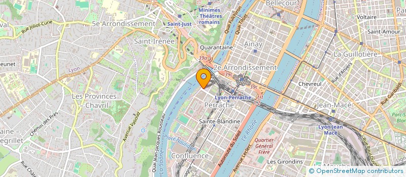 localisation de l'entreprise LES MURS ONT DES ORTEILS  LYON