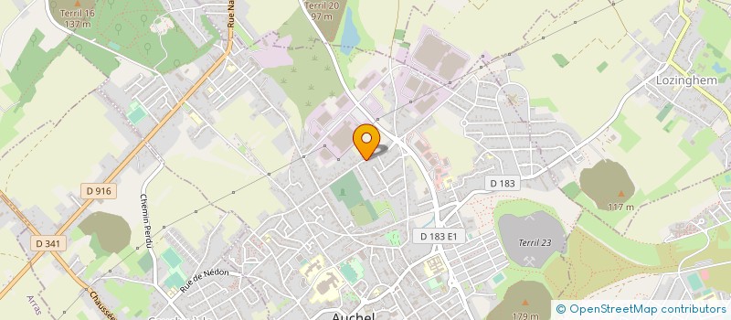 localisation de l'entreprise LES MURS PORTEURS  AUCHEL