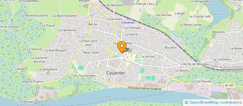 localisation de l'entreprise LES MURTINES à COUERON