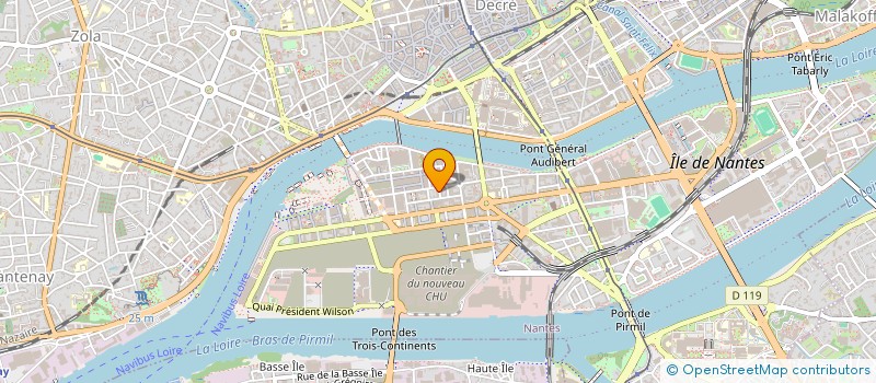 localisation de l'entreprise LES MUS(ES)' 4L à NANTES