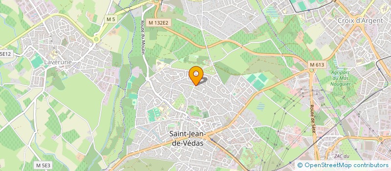 localisation de l'entreprise LES MUSCARIS  SAINT-JEAN-DE-VEDAS