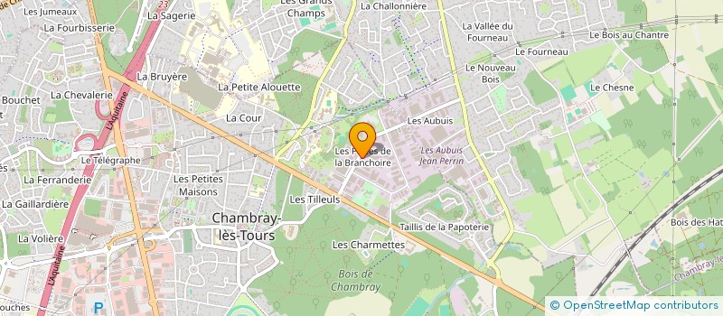 localisation de l'entreprise LES MUSELETS DU VAL DE LOIRE à CHAMBRAY-LES-TOURS