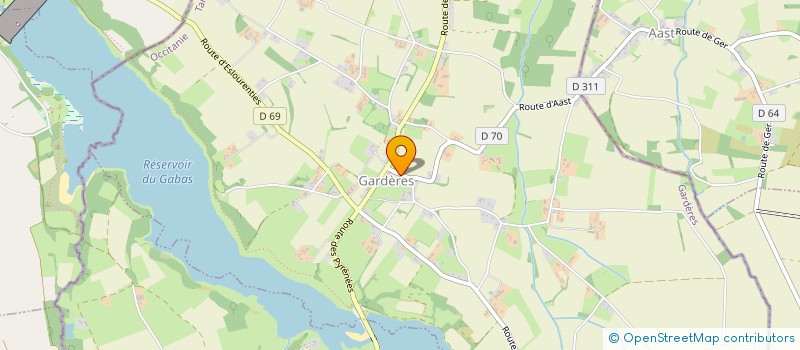 localisation de l'entreprise LES MUSES  GARDERES