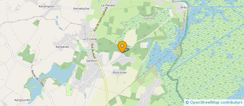 localisation de l'entreprise LES MUSES CREATRICES  GUERANDE