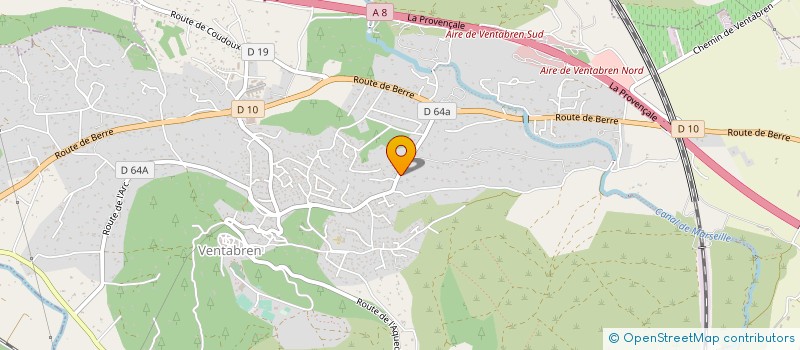 localisation de l'entreprise LES MUSES D'HIPPOCRENE  VENTABREN