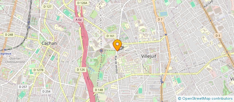 localisation de l'entreprise LES MUSES DE PARIS à VILLEJUIF
