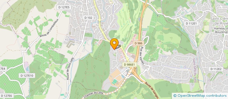 localisation de l'entreprise LES MUSES EN DIALOGUE  SAINT-GELY-DU-FESC