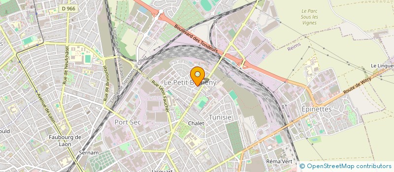 localisation de l'entreprise LES MUSIC'OVORES  BETHENY