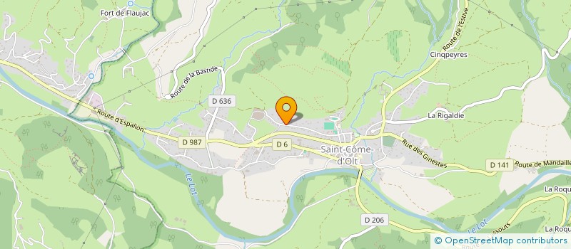 localisation de l'entreprise LES MUSICAIRES DEL PAIS  LA SALVETAT-PEYRALES