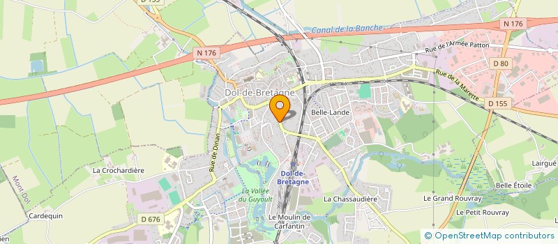 localisation de l'entreprise LES MUSICALES DE LA BAIE  DOL-DE-BRETAGNE