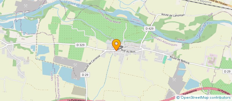 localisation de l'entreprise LES MUSICALES DE LAHONTAN  LAHONTAN