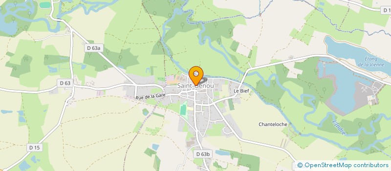 localisation de l'entreprise LES MUSICALES DE SAINT-GENOU à SAINT-GENOU