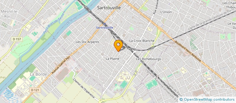 localisation de l'entreprise LES MUSICALES DE SAINT-MARTIN à SARTROUVILLE