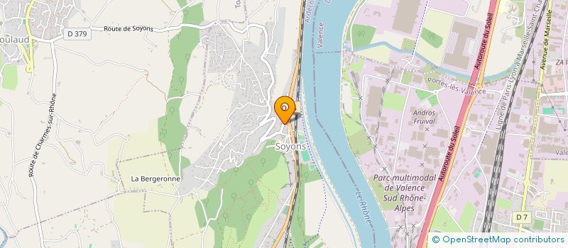 localisation de l'entreprise LES MUSICALES DE SOYONS EN BALLADE  SOYONS