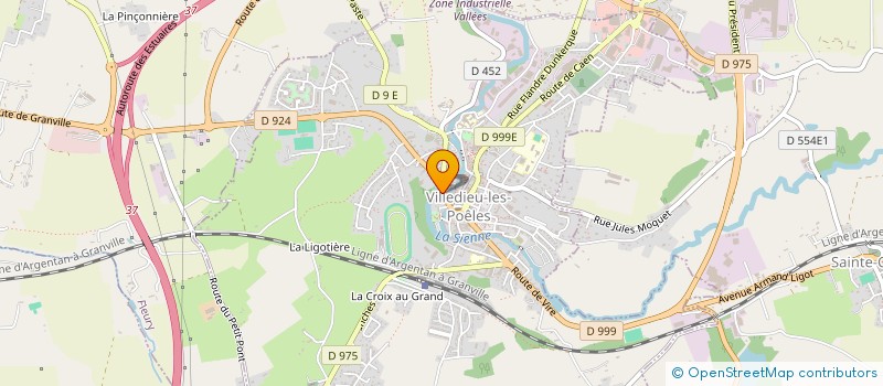 localisation de l'entreprise LES MUSICALES DU MONDE  VILLEDIEU-LES-POELES-ROUFFIGNY