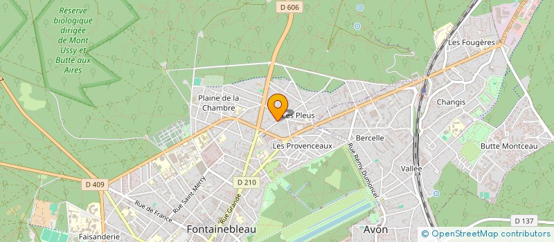 localisation de l'entreprise LES MUSICANTHROPES  FONTAINEBLEAU