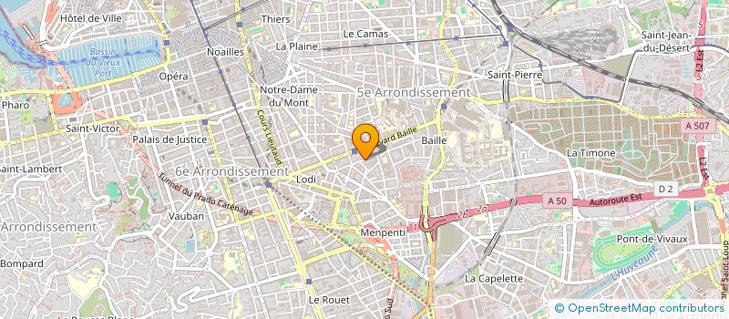localisation de l'entreprise LES MUSICIENS ASSOCIES à MARSEILLE