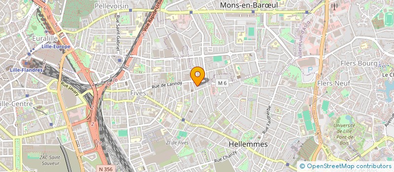 localisation de l'entreprise LES MUSICIENS DE LA NUIT TOMBEE  LILLE