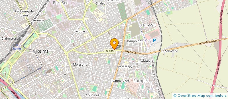 localisation de l'entreprise LES MUSICIENS DE TREVILLE  REIMS