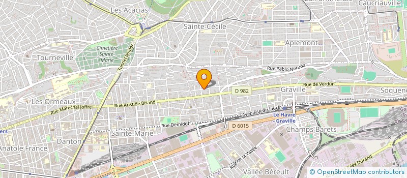 localisation de l'entreprise LES MUSICIENS DU LARGE  LE HAVRE