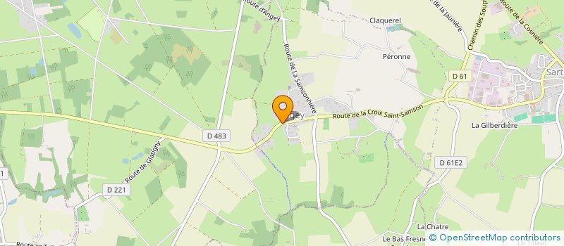 localisation de l'entreprise LES MUSICIENS DU MONT  SARTILLY-BAIE-BOCAGE